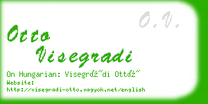 otto visegradi business card